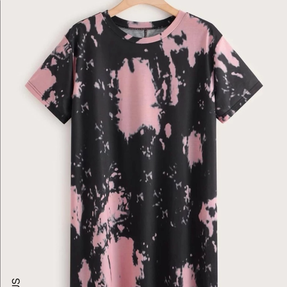 COPY - plus tie dye tee dress